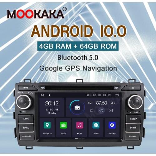 PX6 DSP 2 DIN Android 10 Hexa Core 4G + 64G Car DVD Player For Toyota Auris 2013-2015 Radio Video Multimedia navegación GPS