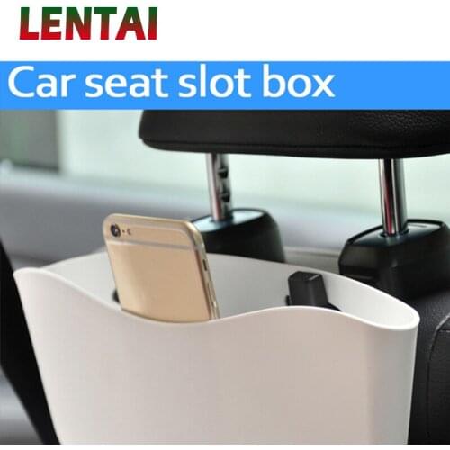 LENTAI For Honda civic 2006-2011 2017 Mini cooper Citroen c5 Abarth Chery Lifan Mazda 3 NEW 1PC Car Storage Box Seat side & back