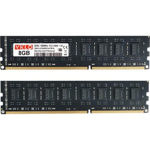 DDR3 4GB 8GB 1333MHz 1600MHz 1866Mhz Desktop RAM Memory for Intel and AMD PC3-10600 PC3-12800 PC3-14900 240Pin Non-ECC DIMM