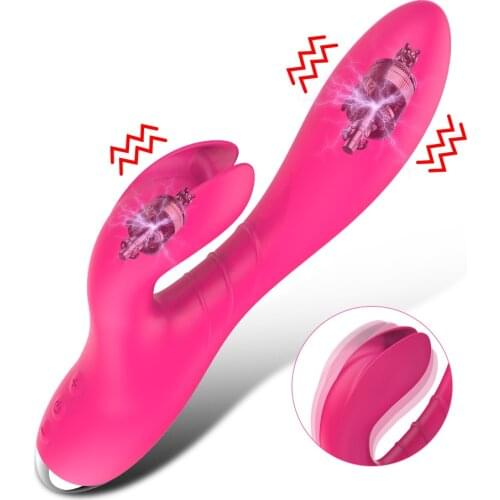 G Spot Dildo Rabbit Vibrator for Women Dual Vibration Female Vagina Clitoris Pussy Massager Sex Toys For Women Masturbation