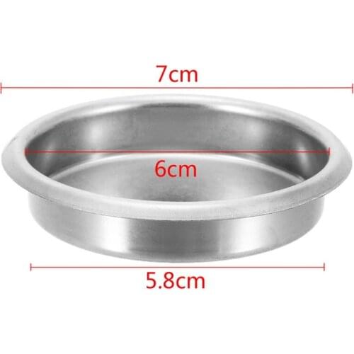 58mm Diameter Stainless Steel Blind Filter Coffee Machine Maker Backflush Basket R7RC