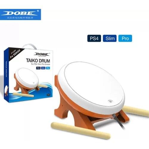 DOBE For PS4 Taiko Drum Tatsujin Master Drum Controller Traditional Instrument for Sony PS4 Slim Pro For PS4/SLIM/PRO Console