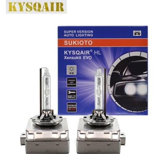 KYSQAIR D2S 35W Xenon Bulb 4300K 6000K 8000K 55W D1S D3S D4S Car Headlight Lamps Replacement For Audi Toyota E63 E65 E46 E60 E85