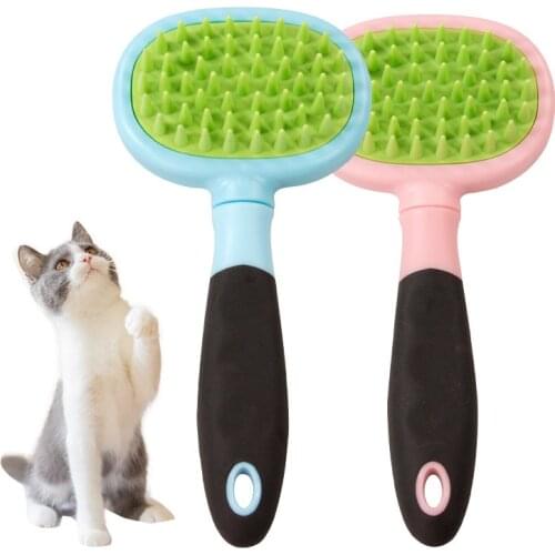 Pet Massage Comb Pet Cleaning and Grooming Tool To Remove Floating Hair Skin Care Cats and Dogs Soft Brush Pet Supplies