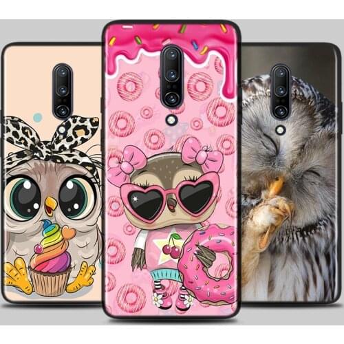 Lovely Animal Owl For OnePlus Nord N10 N100 8T 7T 6T 5T 8 7 6 Pro Plus 5G Phone Case Cover Shell Coque