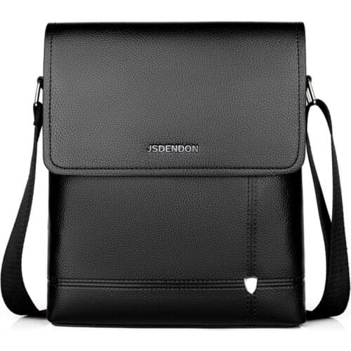 2021 New Business shoulder bag pu leather Messenger bag Casual Travel bags high quality Mens black brown