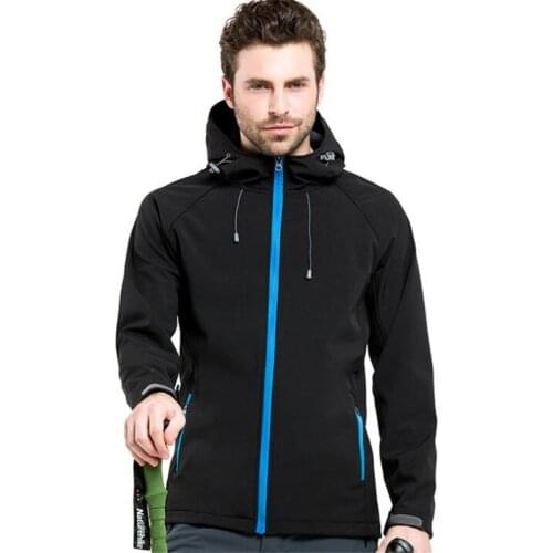 CKAHSBI Mens Winter Soft Shell Hiking Jackets Outdoor Sport Hoodied Camping Trekking Ski Waterproof Coldproof Autumn Jackets