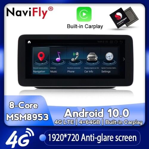 NaviFly New Android 10 Car dvd radio multimedia Player for Mercedes Benz B class W246 B180 B220 B200 B250 2012-2017 NTG 4.5/5.0