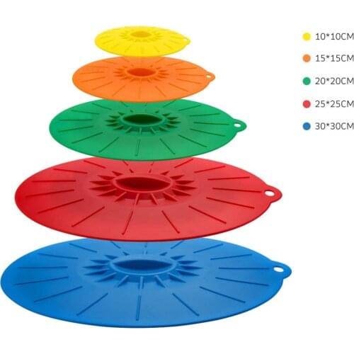 New Food Grade Silicone Preservation Vacuum Food Fresh Cover Kitchen Instant Vacuum Food Sealing Machine Bowl Cap