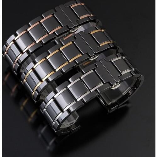 High quality 20mm 22mm ceramic watch band For Samsung Galaxy 42mm 46mm active 2 bracelet gear s3 frontier huawei GT watch 2 pro