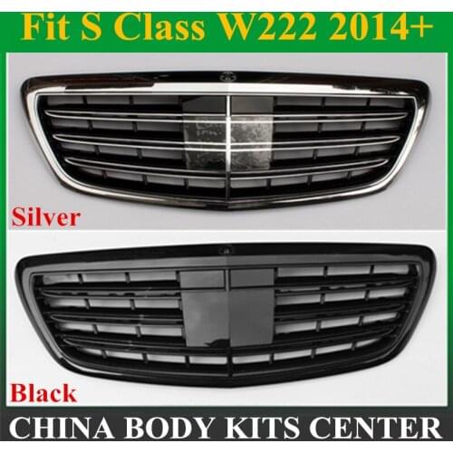 W222 Front Bumper Grill Mesh for Mercedes S Class W222 4-door Sedan 2014 - present S320 S350 S400 S450 S500