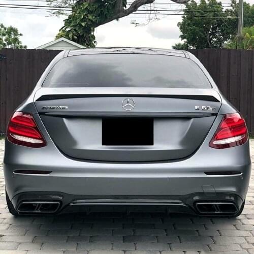 For Mercedes Benz W213 Spoiler 2016 2017 2018 2019 2020 E-class E200 E300 E320 E63Spoiler High Quality ABS Car Rear Wing Spoiler