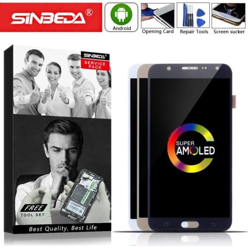 Super AMOLED 5.5 inch Original Screen For SAMSUNG Galaxy J7 2015 J700 J700F J700M J700H LCD Display Touch Screen Repair Parts