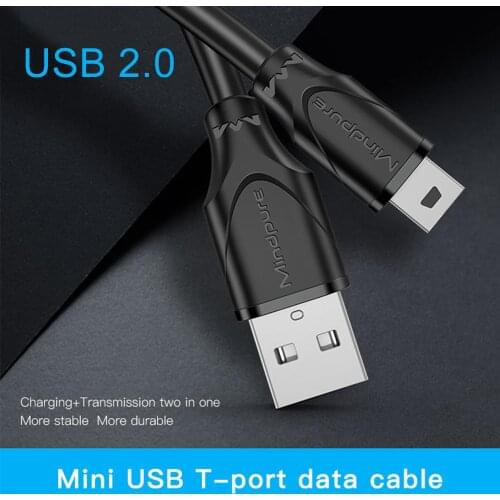 Type A to Mini 5 Pin USB B Mini USB Cable USB 2.0 Cable Male Cord for GoPro Hero 3+,PS3 Controller Cell Phones Digital Camera