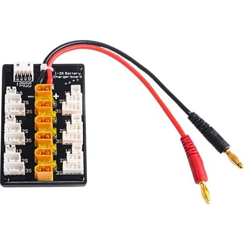 XT30 Lipo Battery Charger B6 Lipo Battery Balance Charging Board Plate 1S-3S XT30 Parallel Connect Plate