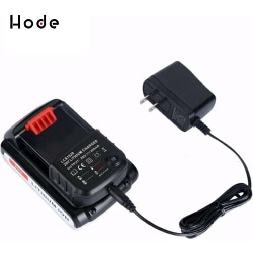 LCS1620 Charger 20V Lithium Battery for Black&Decker LBX20 LBX4020 Part US plug