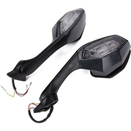 Rearview Mirror For YAMAHA R6 R1 Motorcycle Mirrors Turn Signal Indicator 2017-2020 LED Lamp Waterproof R1 2015-2020