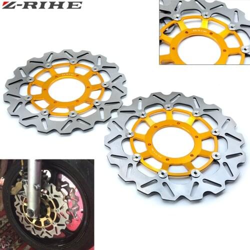 1 Set For HONDA CBR 600 RR 2003 2004 2005 2006-2014 CBR600RR CNC Floating Front Brake disk & Rear Brake Disc Rotor