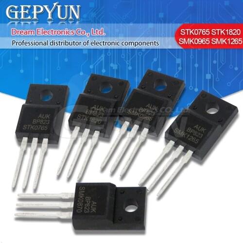 10pcs SMK0825 TO-220F SMK0825F SMK0760F SMK0760 SMK0870 SMK0965F SMK0965 SMK1265F SMK1265 STK1820F STK1820 STK0765F STK0765