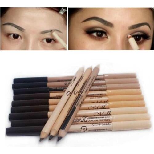 12pcs Multifunction Eyeliner Pencil Face Concealer Lip Liner Makeup Pen Set