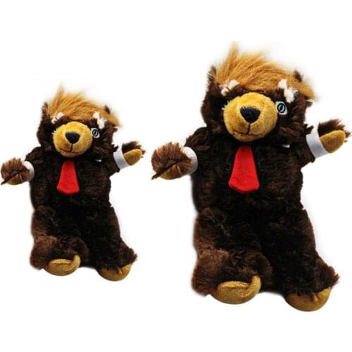 30/60cm Cute Animal Bear Dolls Trump Bear Plush Stuffed Toys Birthday Gift Bear Plush Toy Stuffed Animals