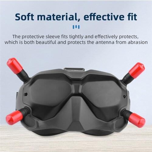 4pcs/set Anti-scratch Antenna Protective Cover for FPV V2 Flight Glasses Accessories