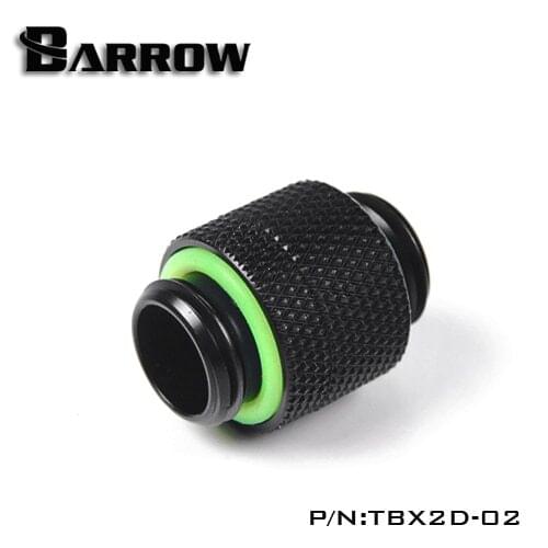 Barrow G1 / 4 '' rotate dual external thread connection double male adapter thread connection for water cooling TBX2D-02