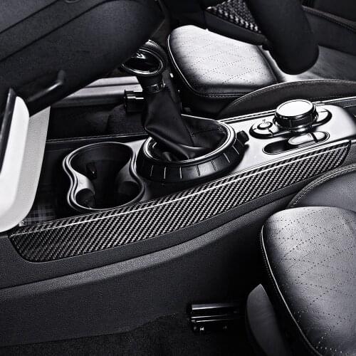 Real Carbon Fiber central control both sides Trim Customized for MINI Cooper F60 Interior accessories F56