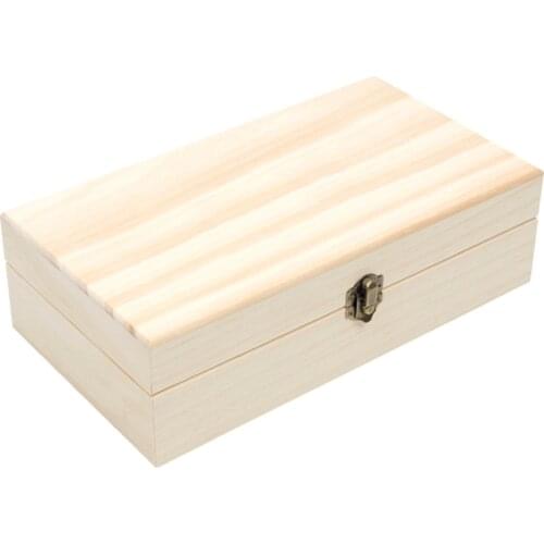 Essential Oil Storage Wooden Box 25 Compartment Storage Box 15ML 24+1 Compartment Essential Oil Display Box