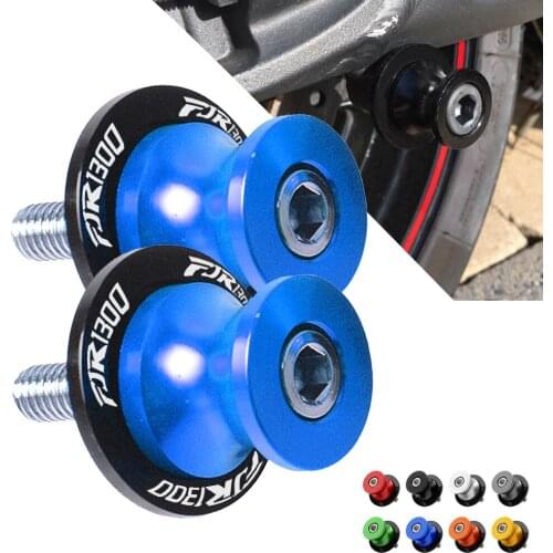 For YAMAHA xjr1300 FJR 1300 2004-2016 2005 2006 2007 Motorcycle CNC Swingarm Sliders Spools Paddock Stand Bobbins Swing Arm