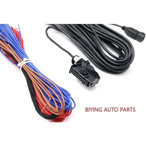 Use for VW JETTA M5 MK6 TIGUAN RGB Rear View Reversing Camera harness Cable wire RCD510 RNS510