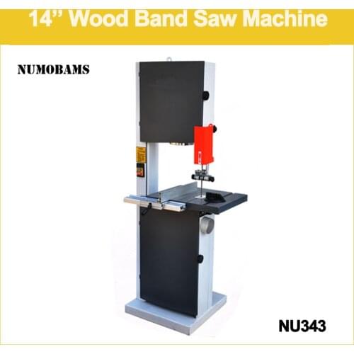 NUMOBAMS NU343 1.5KW 14'' Wood Band Saw Machine