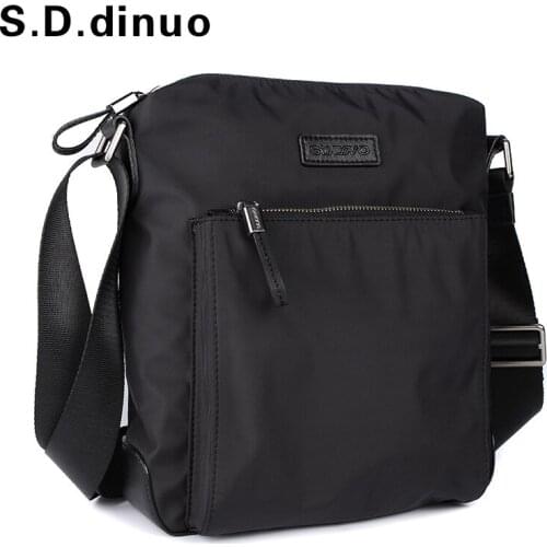 Shoulder Bag Mens Korean-style MENS Bag Business Casual Cloth Spinning Canvas Shoulder Bag Boutique Verticle Nylon Clot