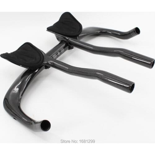 New road bicycle trial triathlon matte 3K full carbon fibre bike extended TT style rest handlebar lightest parts Free shipping