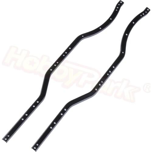 RC Car Main Frame Chassis Rail Steel Metal for 1/10 Scale RC Crawler Axial SCX10 SCX10 II 90046 90047 Replacement Parts
