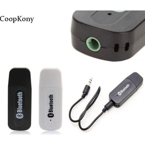 Coopkony Universal USB Streaming Car A2DP Wireless 3.5 AUX Audio Music Bluetooth Receiver Adapter For Phone MP3 Speaker