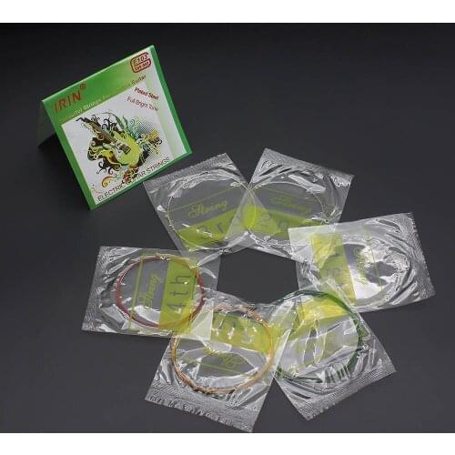 High Quality Colorful Steel Copper Alloy Wound 1st-6th (.009-.042) 6pcs Electric Guitar Strings String Set