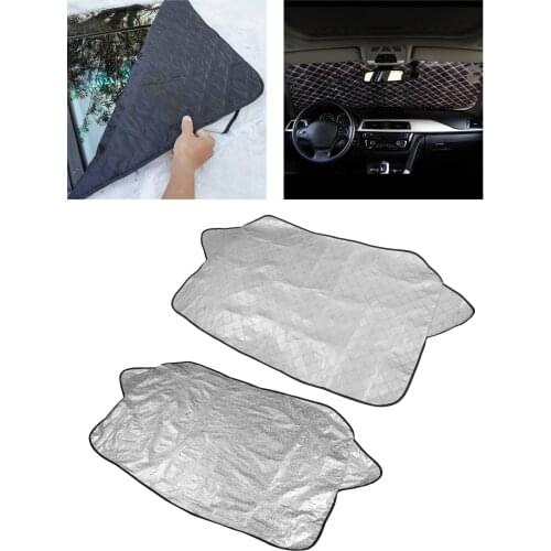 Outdoor Auto Car SUV Front Windshield Snow Cover Frost Ice Sun Protector