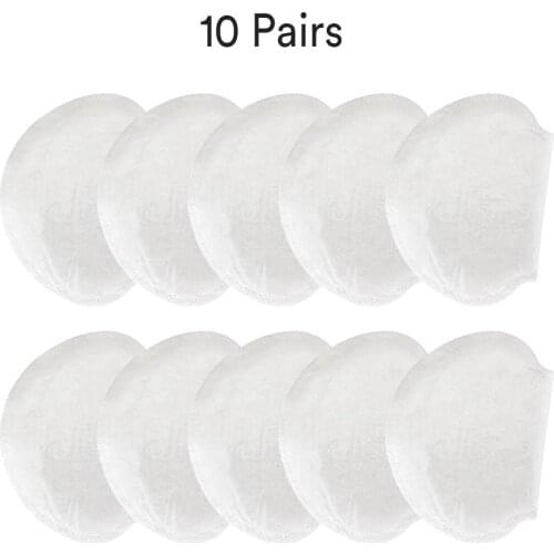 10Pairs Disposable Armpits Sweat Pads Odor Shield Sweat Absorbing Pads Underarm Antiperspirant Mats for Underarm Foot Sticker
