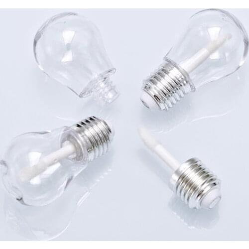 10Pcs/lot 6ml Makeup Tool Empty Lip Gloss Lipstick Lamp Bulb Tube Lip Balm Bottles containers tube cute hot