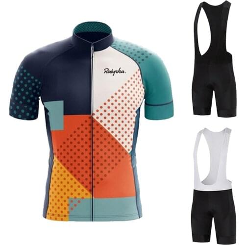 2021 Ralvpha Bike Riding Cycling Jersey Men Summer Short Sleeves Breathable MTB Cycling Clothing Ropa Ciclismo Bike Jersey Set