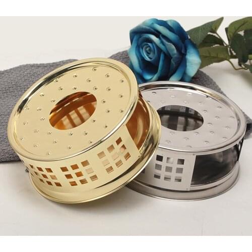 304 Stainless Steel Candle Heating Warmer Base Teapot Warm Holder Kung Fu Tea Set Accessories Tea Stove Coffee Milk Warm Base