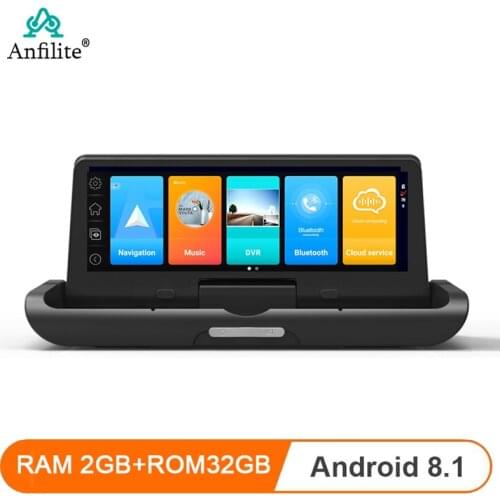 Anfilite 8 inch 4G ADAS Android 8.1 Car DVR GPS Navigator HD 1080p Dash Camera Auto Recorder Video Recorder GPS Navigation
