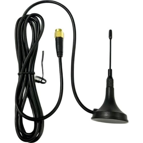 1PC 3G Antenna 3dBi 900-1800MHZ SMA Male 3G GSM Aerial Antenna with 3M Extension Cable Size 95mm long gsm antenna