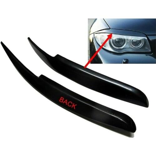 Car Eyelid Eyebrows Headlights Cover For-BMW 1 Series E81 E82 E87 E88 2005-2010