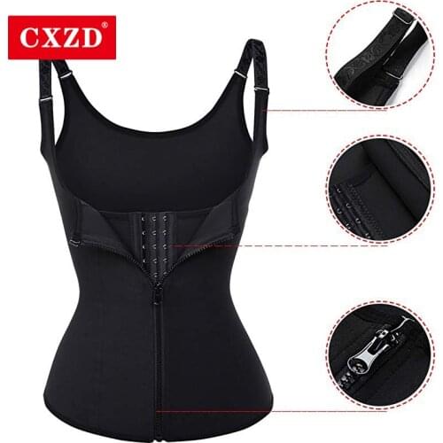 CXZD Plus Size S-4XL Body Shapers Vest Waist Trainer Slimming Vest Shapewear Weight Loss Waist Shaper Corset