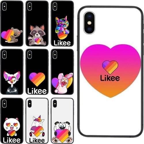 For Samsung Galaxy A51 A71 A72 A70 A51 A50 A40 A30S A20S A10S 5G Cutewanan Fashion Likee Cat Bear Love Heart Black Coque Trend