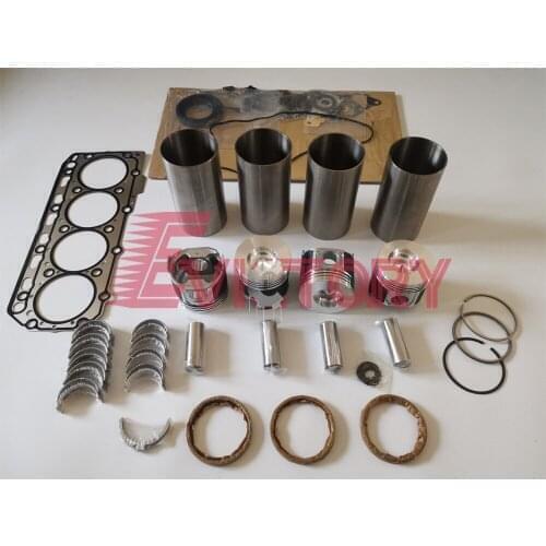 For YANMAR 4TN84 4TN84L engine rebuild kit + con rod conrod 4pcs Komatsu PC45
