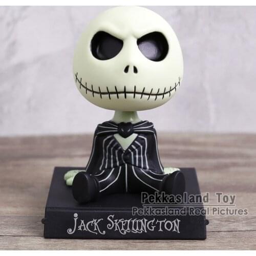 The Nightmare Before Christmas Jack Bobble Head Doll PVC Action Figure Collectible Model Toy