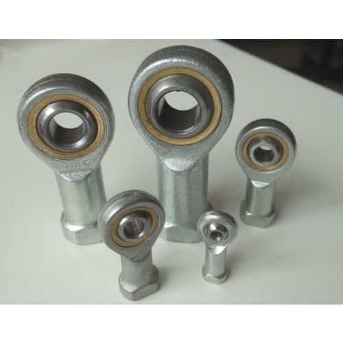 Fixmee M6 M8 M10 M12 M16 Female Ball Bearing Fish Eye Rod End Joint Bearing Left Internal Thread Machinery Bearing